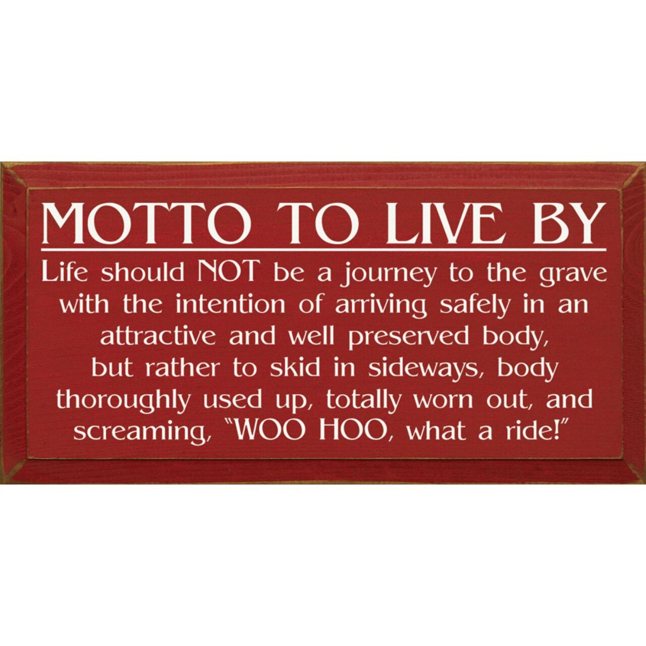 Vintage Style Wooden Quote Sign Decorative Farmhouse Wall Accent